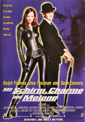 Mit Schirm, Charme und Melone Poster