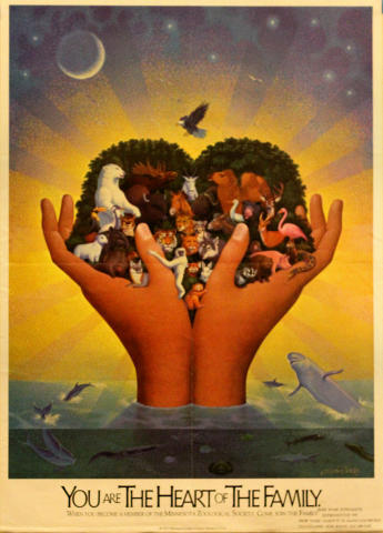 You Are the Heart of The Family - Minnesota Zoological Society Poster