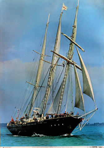 STA Schooner Sir Winston Churchill Poster