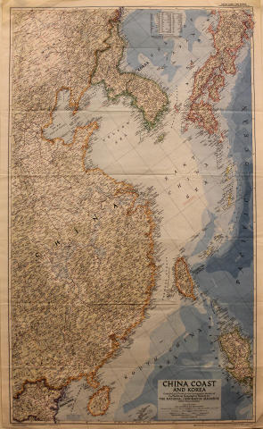National Geographic: China Coast and Korea Poster