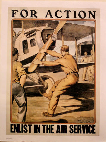 For Action Enlist in Air Service Poster