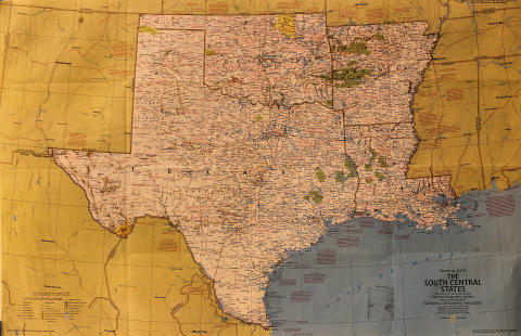 National Geographic: The South Central States Poster