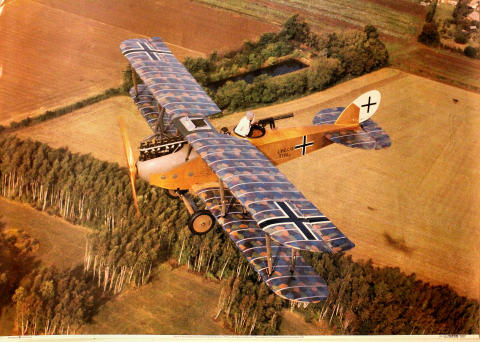 LVG C-VI Reconnaissance Aeroplane Poster