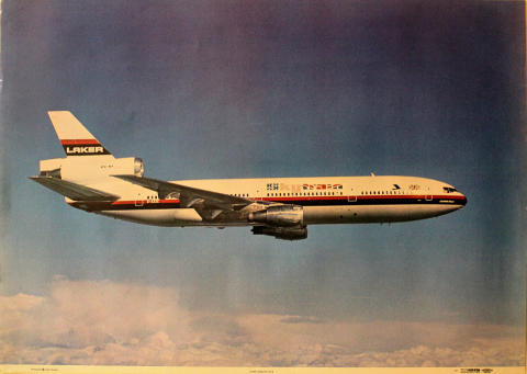 Laker Airways DC10 Poster