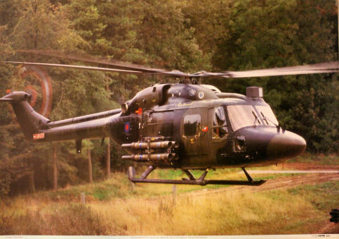 Westland/Aerospatiale Lynx AH1 Poster
