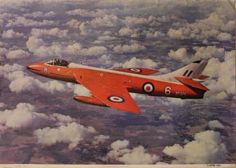 Hawker Hunter F. Mk 6 Poster