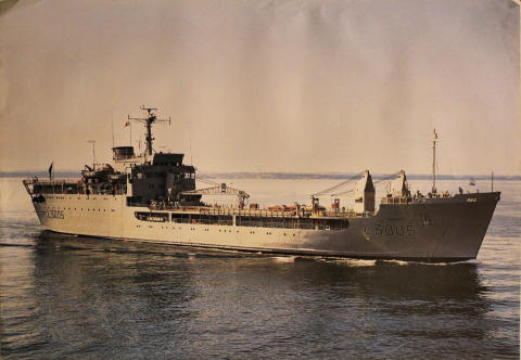 L3005 HMS Sir Galahad Poster