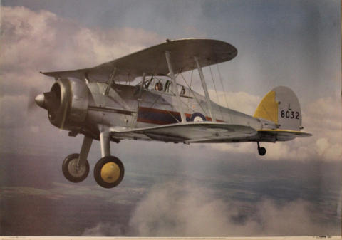 Gloster Gladiator L8032 Poster