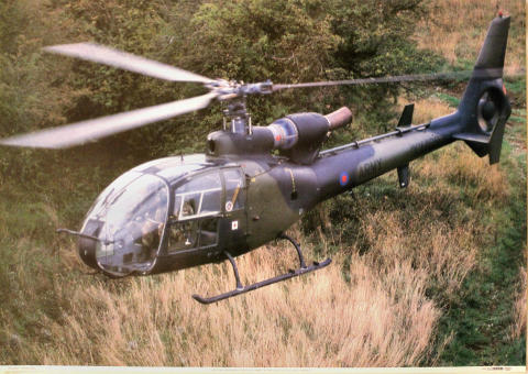 Westland/Aerospatiale Gazelle AH1 XX409 Poster
