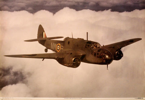 Bristol Beaufort I, L9878 Poster