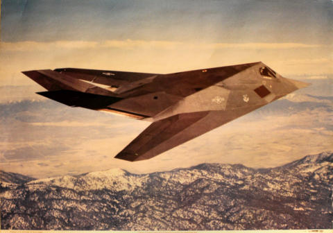 Lockheed F-117A Stealth Fighter Poster