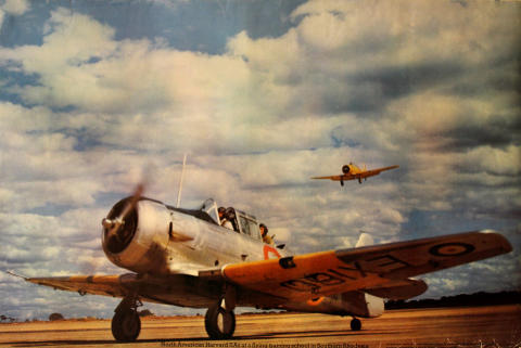 North American Harvard IIAs - In Southern Rhodesia Poster