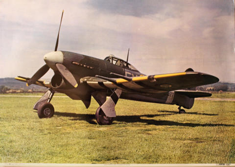 Hawker Typhoon 1B, EJ927 Poster