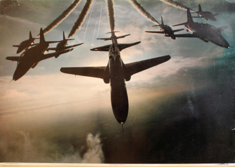 The Red Arrows (Silhouette) Poster