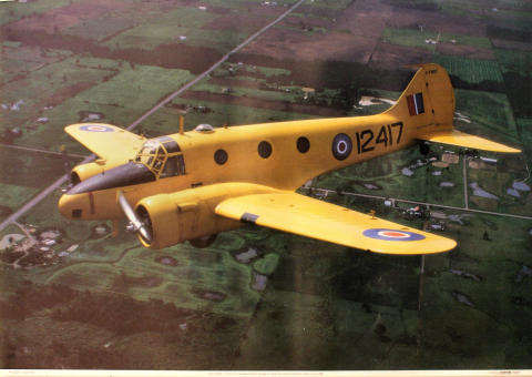 Avro Anson V C-FHOT Poster
