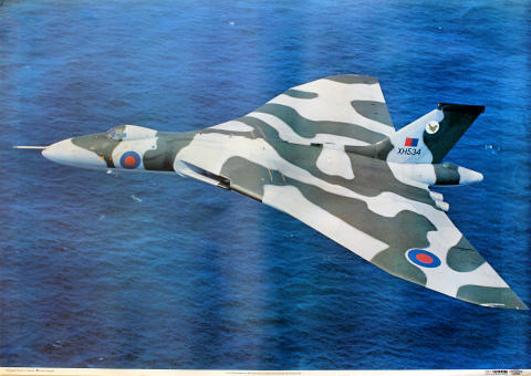 Vulcan bomber from RAF Scampton Poster