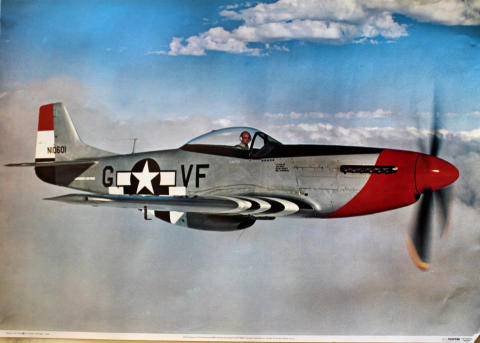 North American P-51D Mustang N10601 Poster