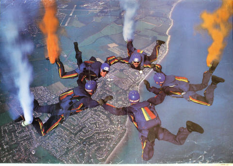 Royal Marines Freefall Team Poster