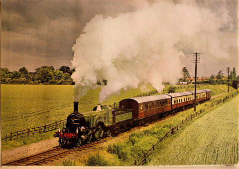 GNR 4-2-2 Patrick Stirling No. 1 Poster
