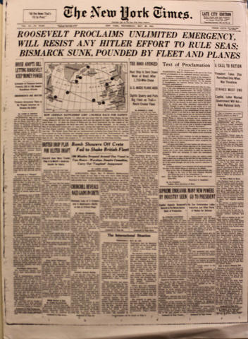 The New York Times May 28, 1941 Poster