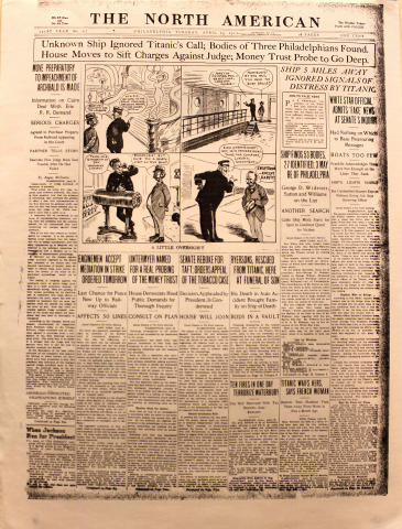 The North American April 23, 1912 Poster