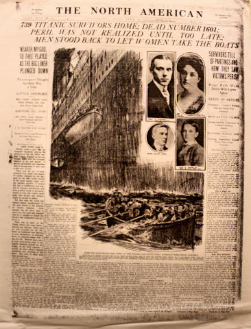 The North American April 19, 1912 Poster
