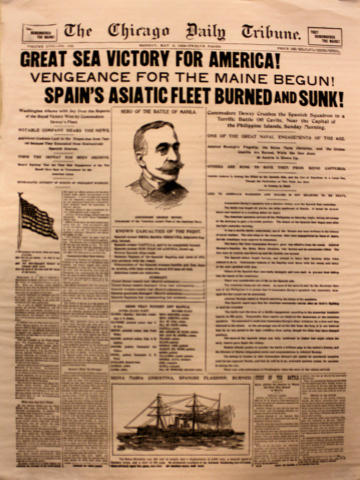 The Chicago Daily Tribune May 2, 1898 Poster