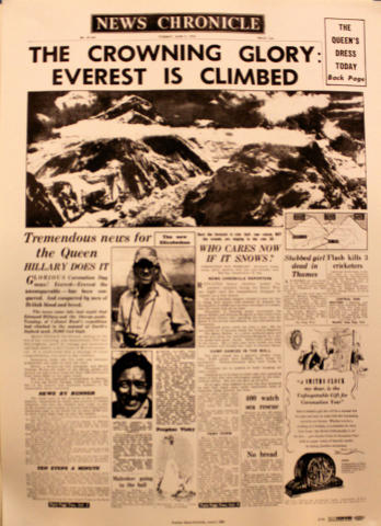 News Chronicle June 2, 1953 Poster