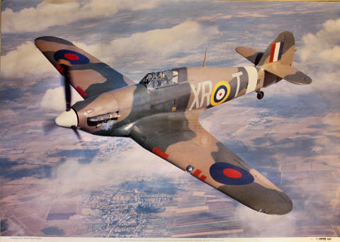 Hawker Hurricane XIIA, G-HURI Poster