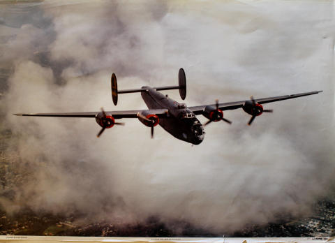 Consolidated B-24J Liberator 'All American' Poster