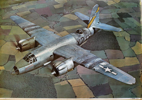 Martin B-26 Marauder 'Dee-Feater' Poster