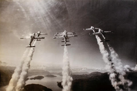 "The Snow Birds" in Canadair Tutors Poster