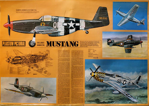 Plaistow Pictorial Fact Sheet Number Ten Mustang Poster