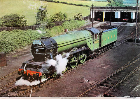 4472 Flying Scotsman L.N.E.R. Class A3 4-6-2 Poster