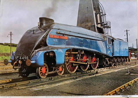 4496 Sir Nigel Gresley, LNER Class A4 4-6-2 Poster