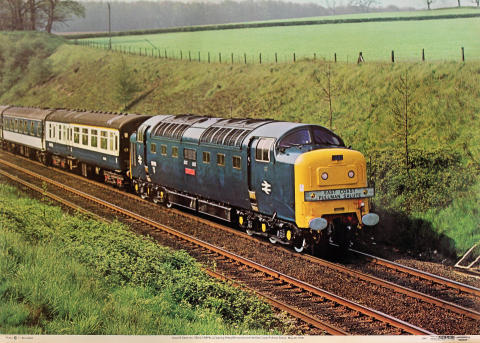 Class 55 Deltic No. 55012 Crepello Poster