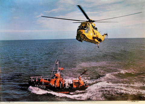 Sea King Helicopter HAR Mk.3 of Flight, No. 202 Squadron, RAF Poster