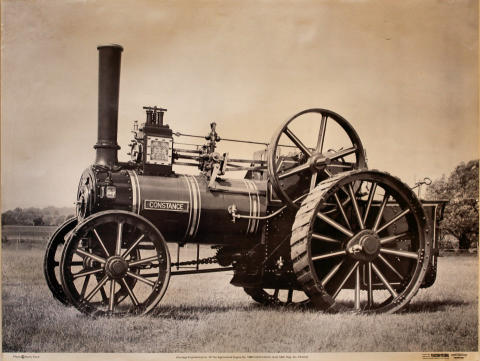 Wantage Engineering Co. 10-Ton Agriculture Engine No. 1389 Constance Poster