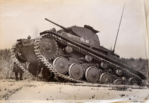 German PzKpfw II of the 3rd Panzer Division Poster
