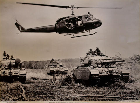 Bell UH-1D of the Royal Australian Air Force Poster