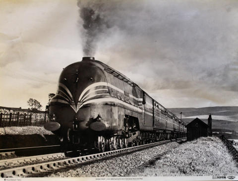 Queen Mary L.M.S. 6222 Poster