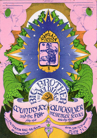 Big Brother and the Holding Company Handbill