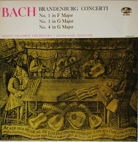 Brandenburg Concerti Nos. 1, 3 & 4 Vinyl 12"