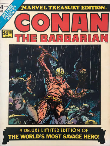Marvel Comics: Conan The Barbarian Vol. 1 No. 4 - Marvel Treasury Edition