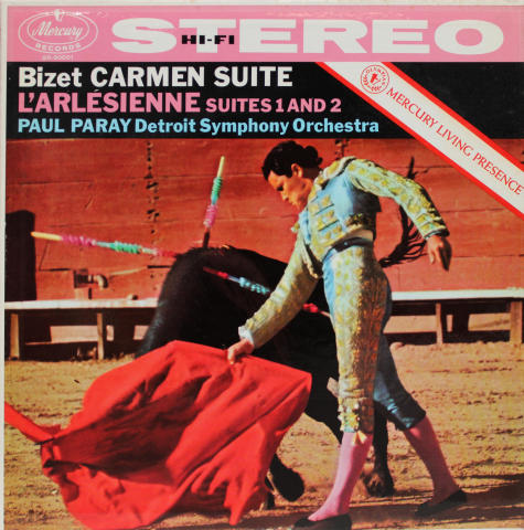 Bizet Carmen Suite: L'Arlésienne Suites 1 & 2 Vinyl 12"