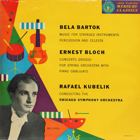 Music For Stringed Instruments, Percussion And Celesta / Concerto Grosso For String Orchestra With Piano Obbligato Vinyl 12"