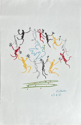 Dove of Peace with Dancers Poster