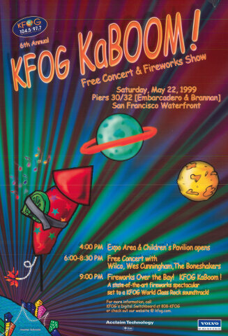 KFOG Kaboom Poster