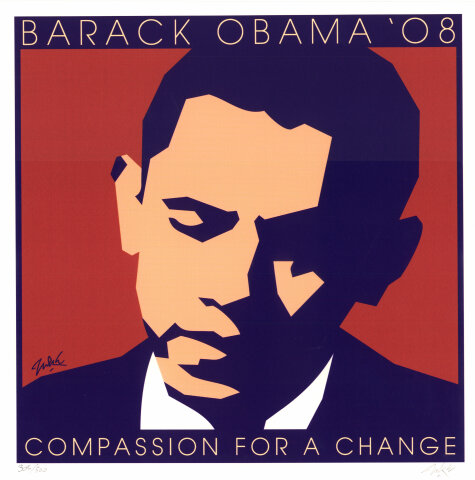 Barack Obama Silkscreen