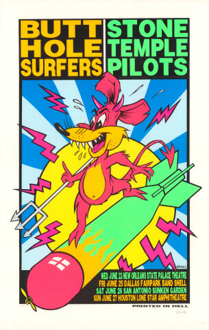 Butthole Surfers Silkscreen